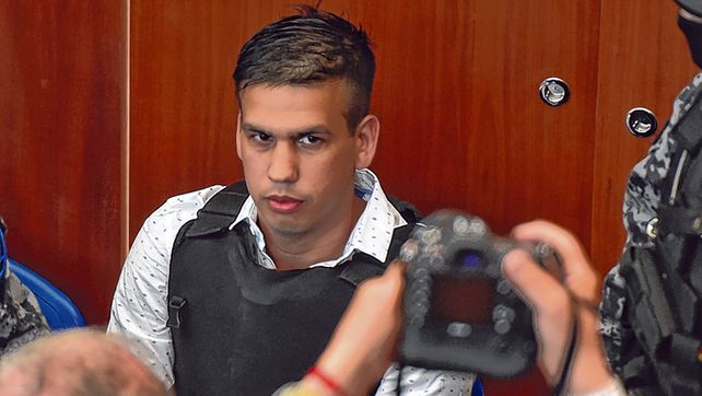 Ramón Monchi Machuca durante el primero juicio a la banda de Los Monos