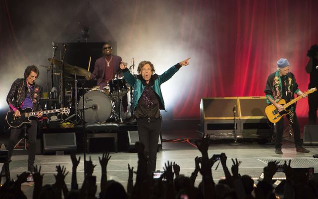 Mick Jagger, líder de los Rolling Stones, durante la gira “No Filter”, concierto en el Hard Rock Live en Hollywood, Florida.