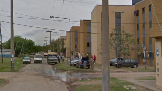 La cuadra donde ocurrió el ataque.