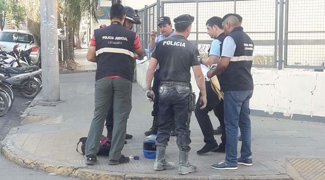 El momento de la detención.// Foto: El Ancasti de Catamarca.