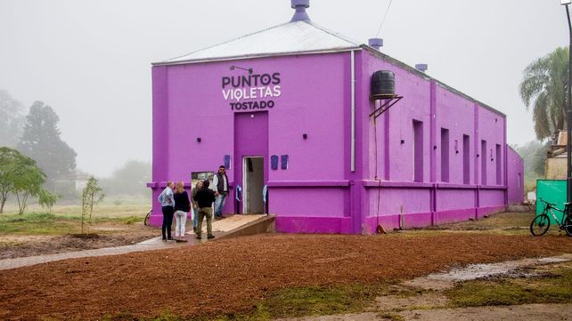 Inauguraron un nuevo Punto Violeta en Tostado