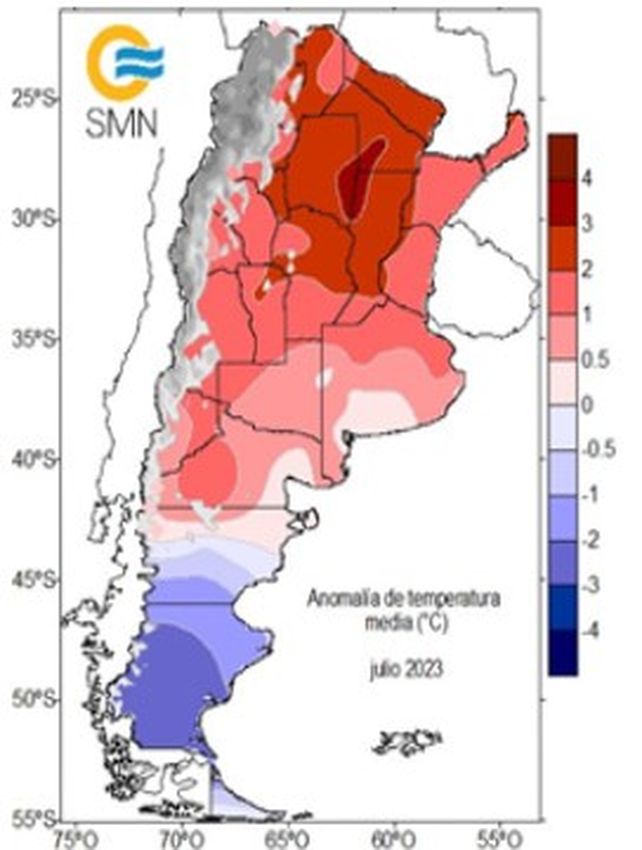 Clima y agro: un invierno con gran amplitud térmica