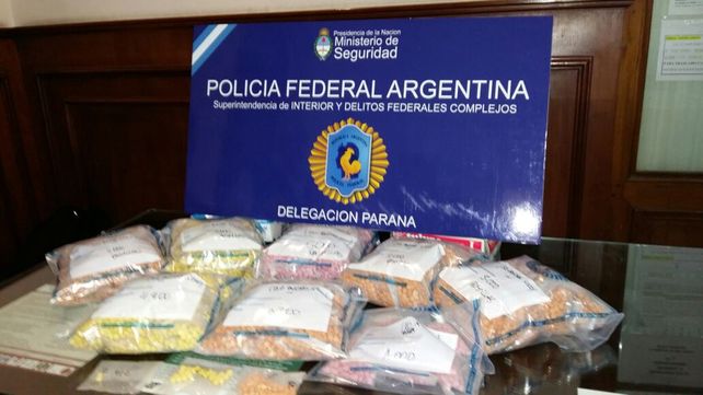 Son más de 67.000 las pastillas de éxtasis enviadas a Paraná por encomienda