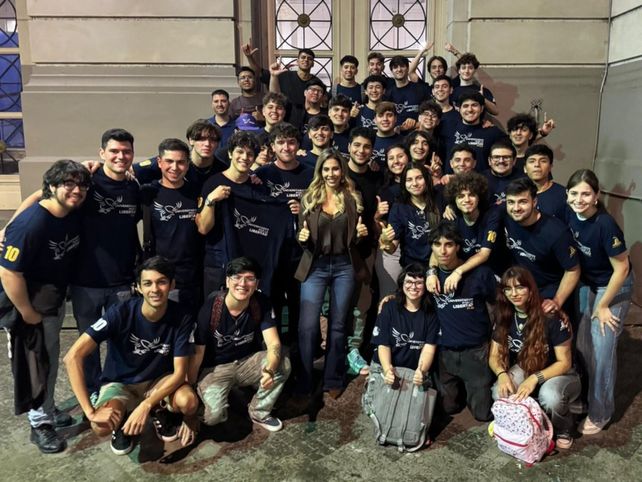 La diputada nacional Romina Diez apoyó a Universitarios por la Libertad (UPL).