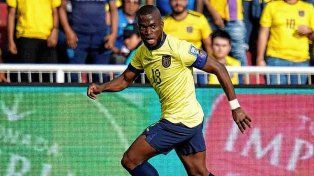 El goleador Enner Valencia se lesionó en el partido que jugó con su equipo, Inter de Porto Alegre.