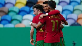 Portugal goleó a Israel en un amistoso antes de la Eurocopa