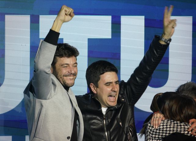 El apoyo del Movimiento Evita (en la foto