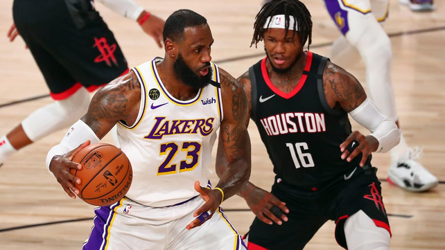 NBA: Los Lakers sacaron pecho y pasaron al frente ante Houston