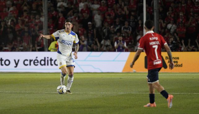 Tomás O'Connor jugó los segundo 45 minutos en la derrota de Central contra el Rojo. Podría ser titular ante Estudiantes.