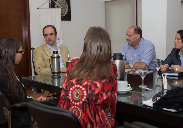 Corral recibió a funcionarias de Desarrollo Social de la Nación