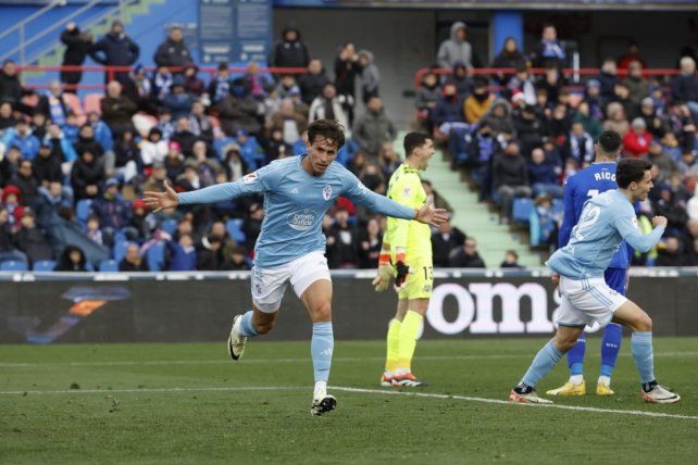 Tadeo Allende marcó su primer gol en la Liga de España