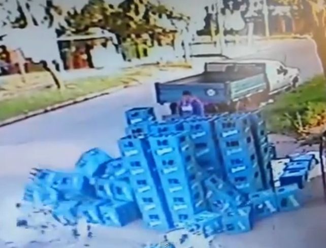 El video se viralizó en las redes sociales.