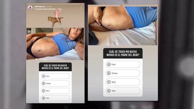 Historia de Instagram que publicó Natalie Pérez en 2022, tras los rumores de sus supuestos romances