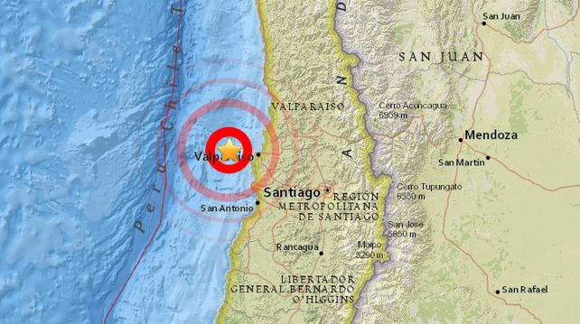 Tembló en Chile y se sintió muy fuerte en Mendoza
