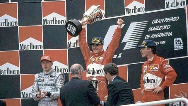 El alemán Michael Schumacher fue uno de los ganadores del Gran Premio de Argentina.