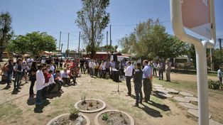 Alto Verde: a través del arte los vecinos hacen suya la Plaza de la Paz