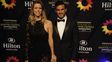 Nicole Neumann y Fabián Cubero en la fiesta de los Premio Martín Fierro.