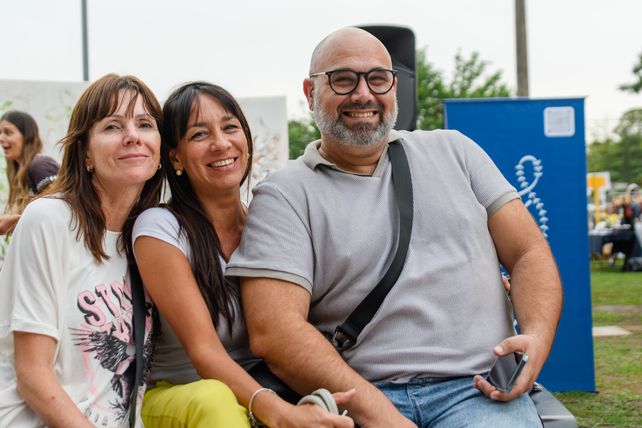 Eugenia Caminero, Daniela Crocco y Juan Pablo Tamagnini.  