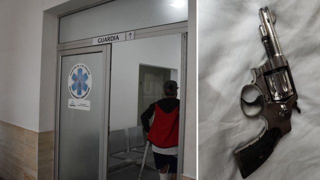 Balearon a una mujer en la cabeza, apresaron a un menor y secuestraron un arma