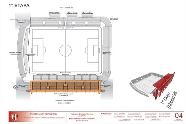 Unión sueña con la ampliación del 15 de Abril