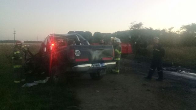 Murieron dos personas en un violento choque frontal en la ruta provincial N° 10