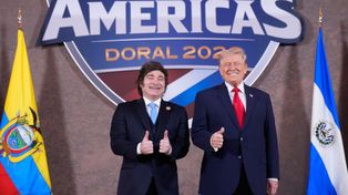 Milei participa de la cumbre Escudo de las Américas convocada por Trump