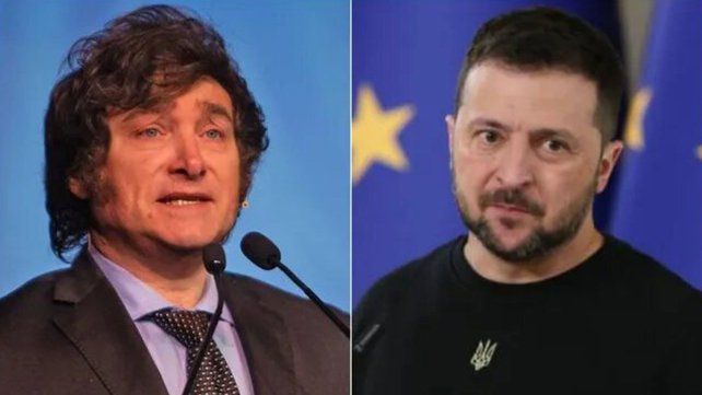 Javier Milei se reunirá con Volodimir Zelenski