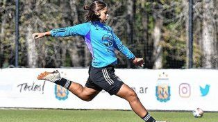 Lucía Almada, jugadora de Unión, suma rodaje en la Selección Sub 17