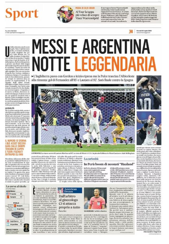 Triunfo de Argentina: las portadas de los principales diarios del mundo