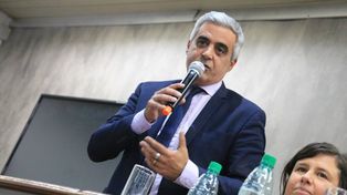 Franco Bartolacci, rector de la Universidad Nacional de Rosario (UNR).