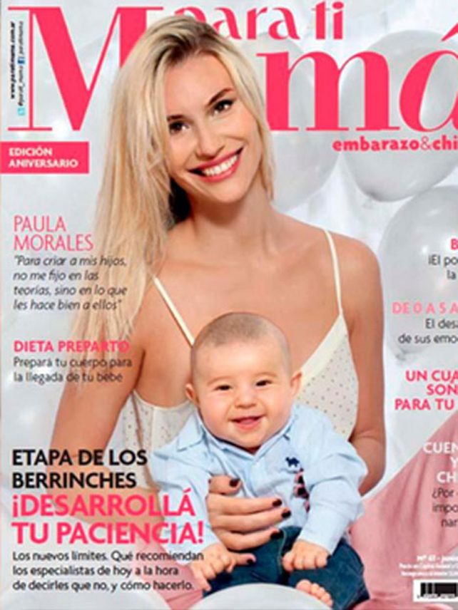 Paula Morales presentó a su bebé