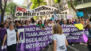 Un 8M multitudinario con la crítica a la reforma laboral como reclamo principal