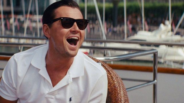 Leonardo DiCaprio en El Lobo de Wall Street