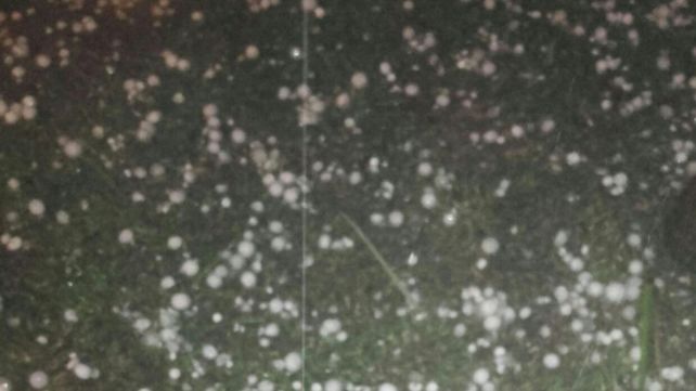Una intensa tormenta con granizo azotó a Misiones