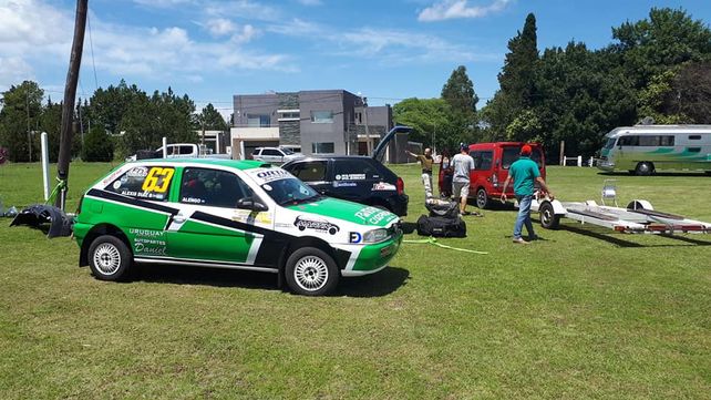 Están listos. Ayer los equipos de competición se instalaron en el predio del Polideportivo Municipal