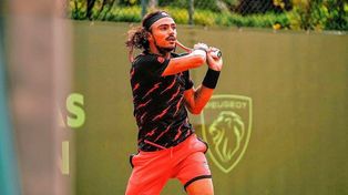 Andrea Collarini sale a escena en el Challenger de tenis de Barcelona.&nbsp;