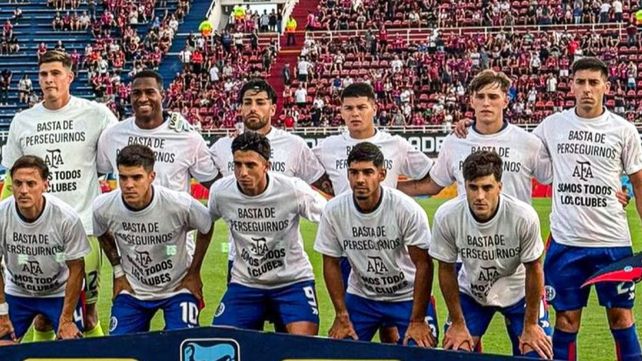 Los jugadores de San Lorenzo