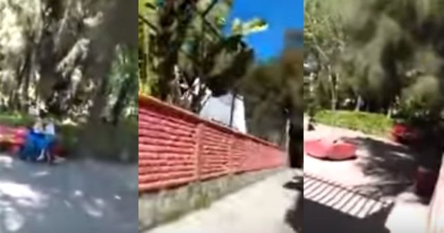 Un hombre sorprendió al novio de su hija con otra y decidió escracharlo con un video