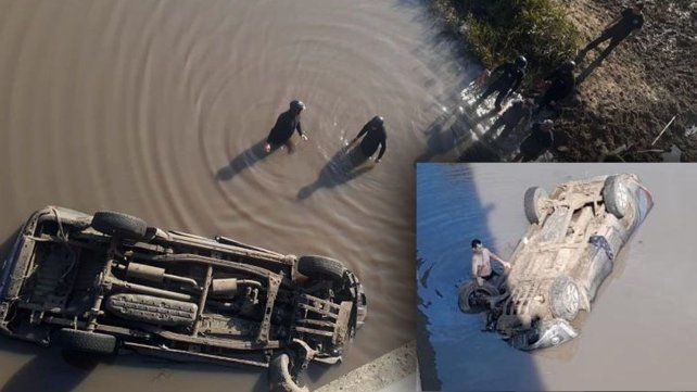 Villaguay: un hombre cayó en camioneta a un arroyo y murió