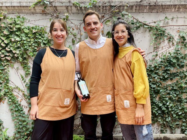 Evelyn Echevarría, Ulises Ausili y Lucía Antola