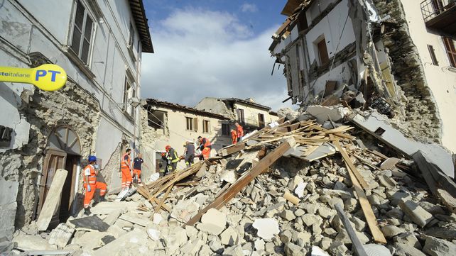 Las estremecedoras imágenes del sismo que sacudió a Italia