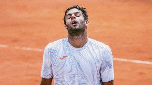 Díaz Acosta perdió en la última ronda de la qualy de Roland Garros