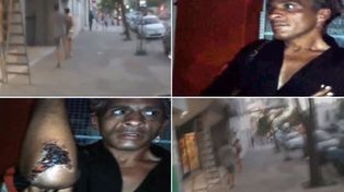 Tremendo ataque de joven a travesti sanlorencino