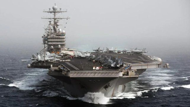 Trump podría ordenar que el portaaviones USS Abraham Lincoln viaje hacia el Caribe.&nbsp; &nbsp;