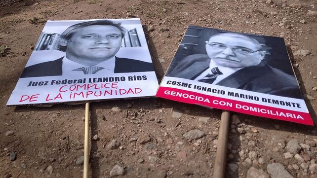 Escracharon a un genocida de Paraná en un pueblo de Córdoba