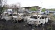 Un incendio impactante destruyó varios patrulleros de la Policía de Santa Fe