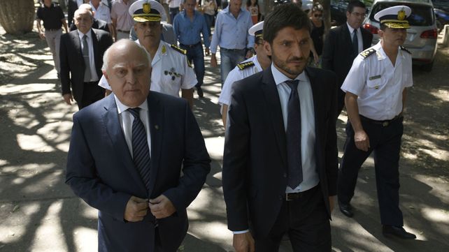 El gobernador y su ministro de Seguridad