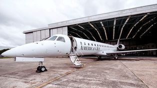 Uno de los aviones de la flota de American Jet.