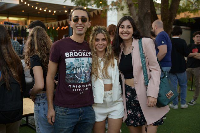 Dante Arcidiácono, Andrea Fisicaro y Cindi Caggiano.