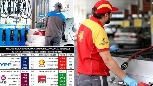 Combustibles en Entre Ríos registran aumentos de hasta 4
